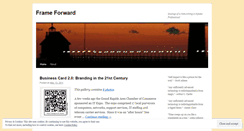 Desktop Screenshot of frameforward.wordpress.com