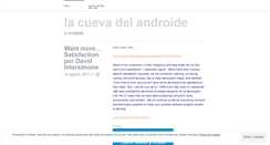 Desktop Screenshot of lacuevadelandroide.wordpress.com