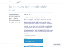Tablet Screenshot of lacuevadelandroide.wordpress.com