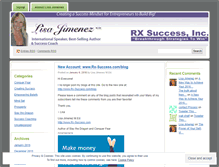Tablet Screenshot of lisajimenez.wordpress.com