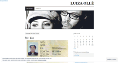 Desktop Screenshot of luizaolle.wordpress.com