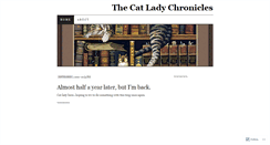 Desktop Screenshot of catladychronicles.wordpress.com