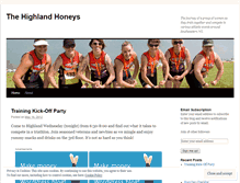 Tablet Screenshot of highlandhoneys.wordpress.com