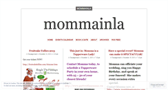 Desktop Screenshot of mommainla.wordpress.com