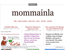 Tablet Screenshot of mommainla.wordpress.com