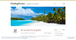 Desktop Screenshot of findingferster.wordpress.com