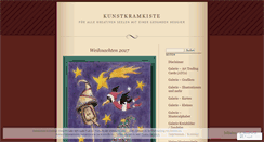 Desktop Screenshot of kunstkramkiste.wordpress.com