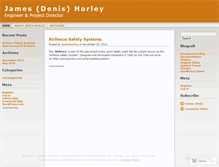 Tablet Screenshot of jameshorley.wordpress.com