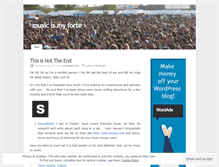Tablet Screenshot of musicismyforte.wordpress.com