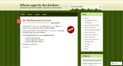 Desktop Screenshot of derheckser.wordpress.com