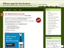 Tablet Screenshot of derheckser.wordpress.com