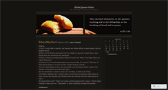 Desktop Screenshot of christjesusvictor.wordpress.com