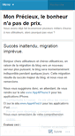 Mobile Screenshot of monprecieuxblog.wordpress.com