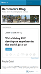 Mobile Screenshot of bentcrank.wordpress.com