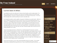 Tablet Screenshot of befreeindeed.wordpress.com