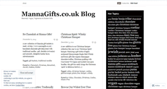 Desktop Screenshot of mannagifts.wordpress.com