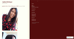 Desktop Screenshot of amberscivicque.wordpress.com