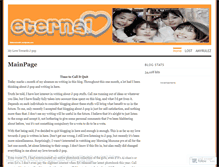 Tablet Screenshot of eternalove91.wordpress.com