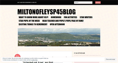 Desktop Screenshot of miltonofleysp45blog.wordpress.com