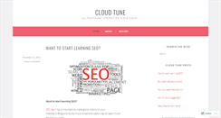 Desktop Screenshot of cloudtune.wordpress.com