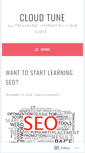 Mobile Screenshot of cloudtune.wordpress.com