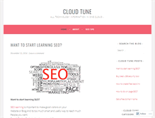 Tablet Screenshot of cloudtune.wordpress.com