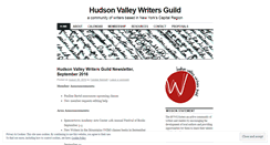 Desktop Screenshot of hudsonvalleywritersguild.wordpress.com