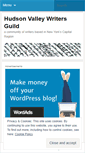 Mobile Screenshot of hudsonvalleywritersguild.wordpress.com
