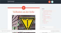 Desktop Screenshot of mystikaktuell.wordpress.com