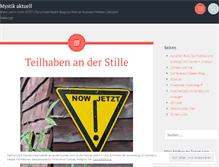 Tablet Screenshot of mystikaktuell.wordpress.com