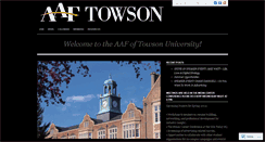 Desktop Screenshot of aaftowson.wordpress.com