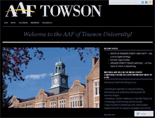 Tablet Screenshot of aaftowson.wordpress.com
