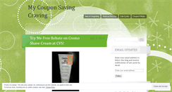 Desktop Screenshot of mycouponsavingcraving.wordpress.com