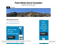 Tablet Screenshot of fmsexamples.wordpress.com