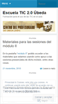Mobile Screenshot of escuelatic20ubeda.wordpress.com
