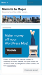 Mobile Screenshot of marmitetomaple.wordpress.com