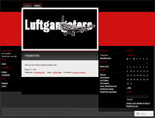 Tablet Screenshot of luftgangsters.wordpress.com