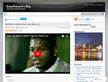 Tablet Screenshot of brianwilson13.wordpress.com
