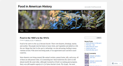 Desktop Screenshot of americanfoodhist.wordpress.com