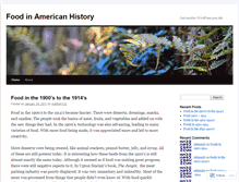 Tablet Screenshot of americanfoodhist.wordpress.com