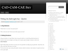 Tablet Screenshot of cadcamcaesky.wordpress.com