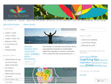 Tablet Screenshot of livetoflourish.wordpress.com