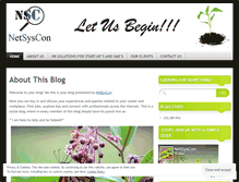 Tablet Screenshot of netsyscon4hr.wordpress.com