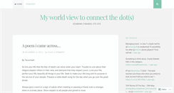 Desktop Screenshot of connectthedot.wordpress.com