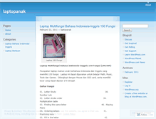 Tablet Screenshot of laptopanak.wordpress.com