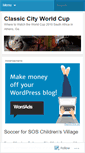 Mobile Screenshot of classiccityworldcup.wordpress.com