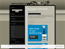 Tablet Screenshot of gothclothes.wordpress.com