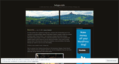 Desktop Screenshot of bolognastyle.wordpress.com