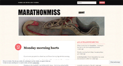 Desktop Screenshot of marathonmiss.wordpress.com