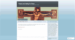 Desktop Screenshot of prayerforpeace.wordpress.com